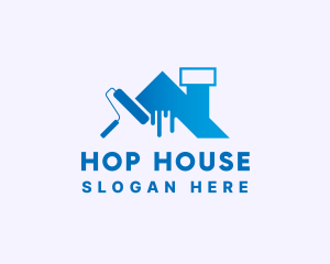 House Painting Art logo design