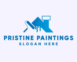 House Painting Art logo design