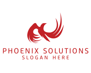 Mythology Phoenix Wildlife  logo design