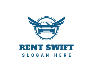 Automotive Car Wings logo design