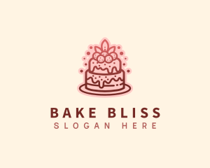 Cherry Cake Bake  logo design