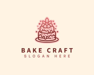 Cherry Cake Bake  logo design