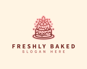 Cherry Cake Bake  logo design