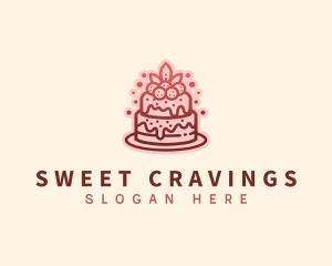 Cherry Cake Bake  logo design