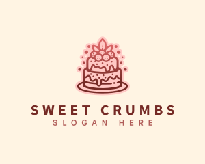 Cherry Cake Bake  logo design