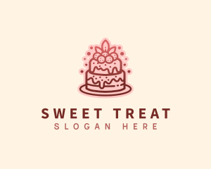 Cherry Cake Bake  logo design