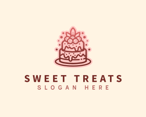 Cherry Cake Bake  logo design