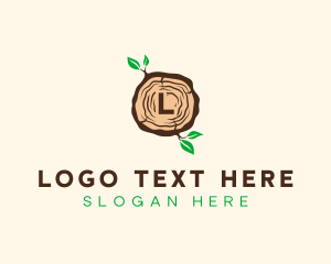 Wood Tree Log logo