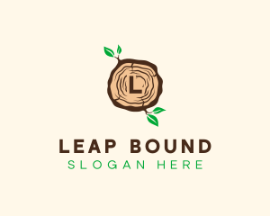 Wood Tree Log logo design