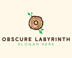 Wood Tree Log logo design