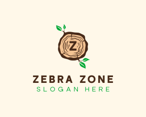 Wood Tree Log logo design