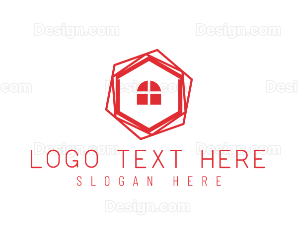 Hexagon House Realtor Logo