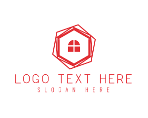 Hexagon House Realtor Logo