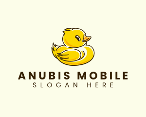 Cute Duck Chick logo design