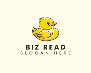 Cute Duck Chick logo design