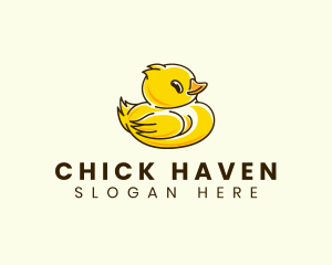 Cute Duck Chick logo