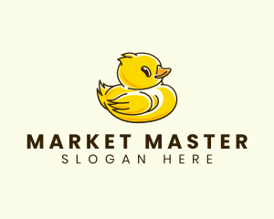 Cute Duck Chick logo design