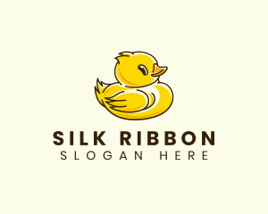 Cute Duck Chick logo design