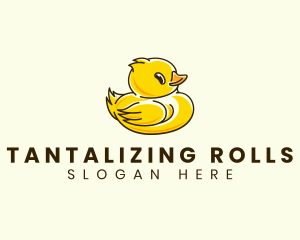 Cute Duck Chick logo design