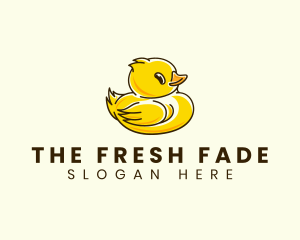 Cute Duck Chick logo design