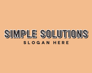 Simple Business Minimalist logo design