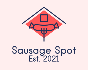 Sausage Grill Restaurant logo design