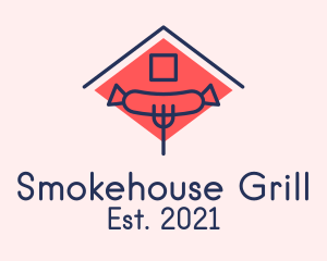 Sausage Grill Restaurant logo design