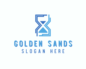 Blue Sand Clock logo