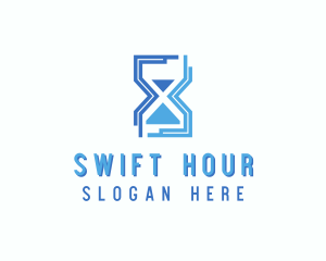 Blue Sand Clock logo