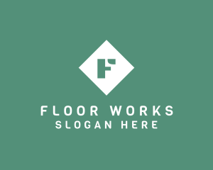 Floor Tiling Renovation logo design