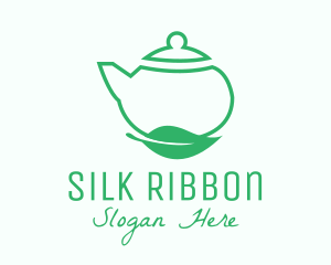 Organic Tea Teapot logo design