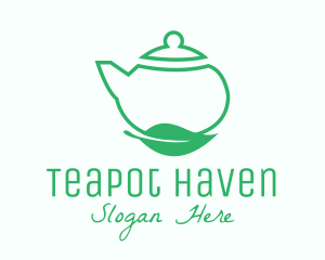 Organic Tea Teapot logo