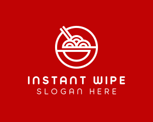 Ramen Food Stall Restaurant logo design