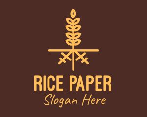 Golden Wheat Farm logo design