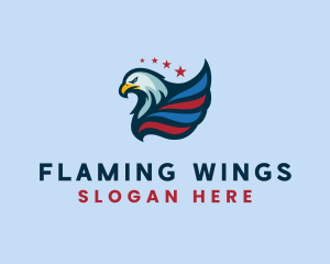 United States Eagle Veteran logo design