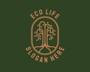 Organic Willow Tree logo design