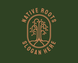 Organic Willow Tree logo design