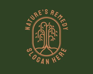 Organic Willow Tree logo design