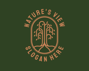 Organic Willow Tree logo design