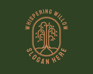 Organic Willow Tree logo design