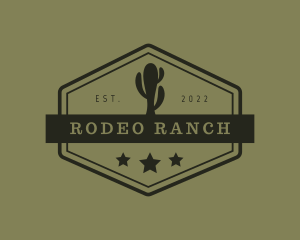 Cactus Rodeo Ranch logo design