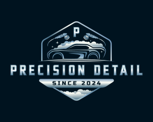 Car Wash Automotive Detailing logo design