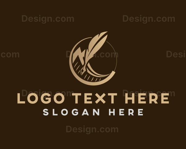 Legal Document Letter Logo