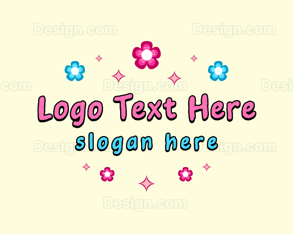 Girly Flower Accessories Logo