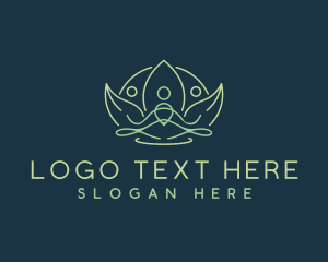 Health - Yoga Lotus Health logo design