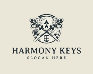 Property Keys Realtor logo design