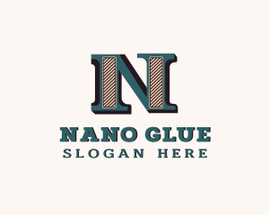 Vintage Boutique Letter N logo design