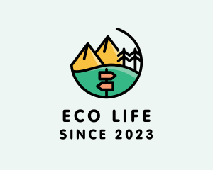 Outdoor Park Mountain Camp logo design