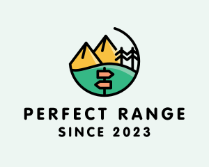 Outdoor Park Mountain Camp logo design