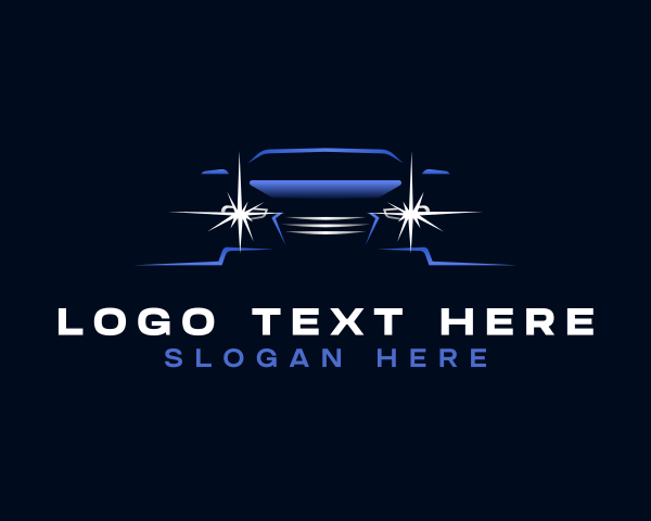 Headlight logo example 1